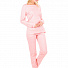 Комплект жіночий (кофта+штани) BARWA персиковий 00162/57 - ціна