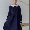 Шкільне плаття для дівчинки Tair kids синє 8106 - ціна
