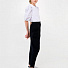 Трикотажні брюки з защипами для дівчинки SMIL чорні 115493/115494 - фото