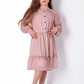 Шифонова сукня для дівчинки Mevis пудра 4232-02 - ціна