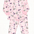Піжама утеплена для дівчинки Interkids Зайчики рожева 1951 - ціна