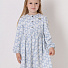 Трикотажне плаття для дівчинки Mevis Серденька блакитне 3921-02 - ціна