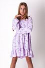 Платье для девочки Mevis Цветочки сиреневое 4229-01