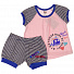 Комплект для дівчинки (туніка + шорти) SMIL рожевий 113180 - розміри