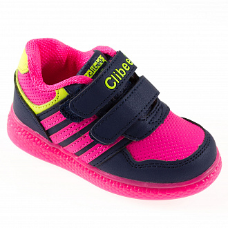Кросівки для дівчинки Clibee малинові F-670/F-672 - ціна