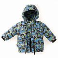Куртка зимняя для мальчика Одягайко голубой абстракт 20055 - ціна