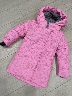 Куртка зимова для дівчинки Kidzo рожева 11-22 - ціна
