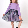 Нарядне плаття для дівчинки Mevis Зірочки бузкове 5063-04 - ціна