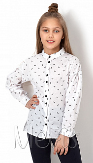 Сорочка для дівчинки Mevis біла 2896-01 - ціна