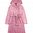 Теплий халат вельсофт для дівчинки Фламінго Сердечки рожевий 883-916 - ціна