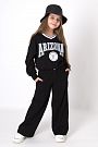 Стильный костюм для девочки Mevis Arizona черный 4838-03