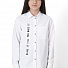 Сорочка коттонова для дівчинки Mevis біла 4145-01 - ціна