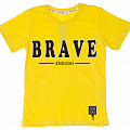 Футболка для хлопчика Breeze BRAVE жовта 14351 - ціна