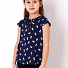 Блузка для дівчинки Mevis синя 3846-03 - ціна