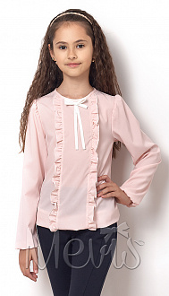 Блузка для девочки Mevis пудра 2526-03 - ціна