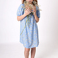 Літня сукня для дівчинки Mevis Квіточки блакитна 4905-02 - ціна
