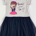 Плаття для дівчинки Breeze Фотограф сіре 12381 - ціна