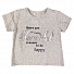 Топ-футболка для дівчинки Breeze Beautiful сірий 14577 - ціна