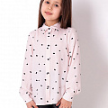 Сорочка шкільна для дівчинки Mevis рожева 3895-04 - ціна