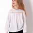 Блузка для дівчинки Mevis біла 3662-01 - ціна