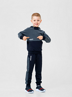 Спортивний костюм для хлопчика SMIL чорний 117233/117234 - ціна