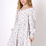 Сукня для дівчинки муслін Mevis Квіти біла з бузковим 5037-03 - ціна