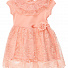 Кружевное платье для девочки Breeze персиковое 10989 - ціна