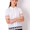 Блузка для дівчинки Mevis біла 3888-01 - ціна