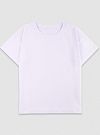 Базовая футболка для девочки Фламинго белая 778-412