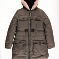 Куртка зимова для дівчинки Одягайко сіра 20089 - ціна