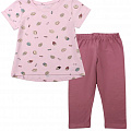 Комплект футболка та бриджі для девчокі Фламінго Cake рожевий 046-420 - ціна