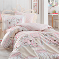 Комплект постельного белья HOBBY Poplin Sonia розовый 160*220 - ціна