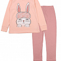 Піжама для дівчинки Фламинго Кролик персикова 247-212 - ціна