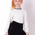 Блузка для дівчинки Mevis молочна 3802-02 - ціна