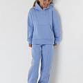 Утеплений спортивний костюм для дівчинки блакитний джинс 2708-01 - ціна