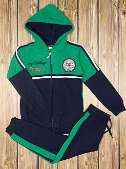 Спортивний костюм для хлопчика Breeze зелений 12795 - ціна