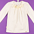 Блузка з довгим рукавом для дівчинки SMIL Квіти молочна - ціна
