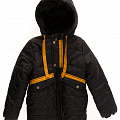 Куртка зимова для хлопчика Одягайко чорна 20046 - розміри