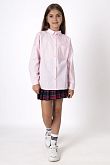 Школьная рубашка для девочки Mevis розовая 4757-01