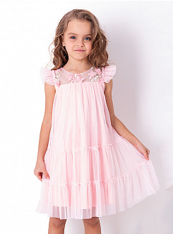 Нарядна сукня для дівчинки Mevis рожева 3863-01 - ціна