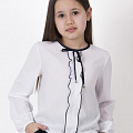 Блузка для девочки Mevis біла 4436-01 - ціна