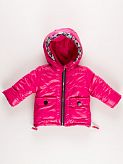 Куртка зимняя для девочки Одягайко малиновая 20040