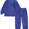 Тепла піжама для хлопчика махра Фламінго синій 855-905 - картинка