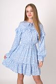 Платье для девочки Mevis голубое 5081-01