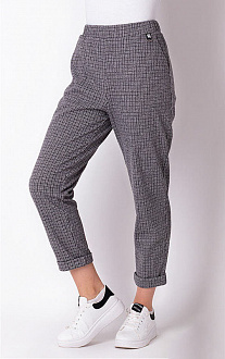 Трикотажные брюки для девочки Mevis темно-серые 3552-01 - ціна