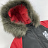 Зимова куртка для хлопчика Kidzo чорна з червоним 3310 - фото