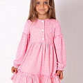 Трикотажна сукня для дівчинки Mevis Котики рожеве 3618-02 - ціна