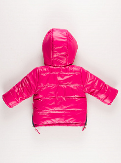 Куртка зимова для дівчинки Одягайко малинова 20040 - фото
