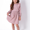 Сукня з довгим рукавом для дівчинки Mevis рожева 4234-01 - ціна