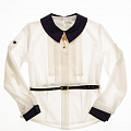 Блузка для девочки MEVIS молочная 09127 - ціна
